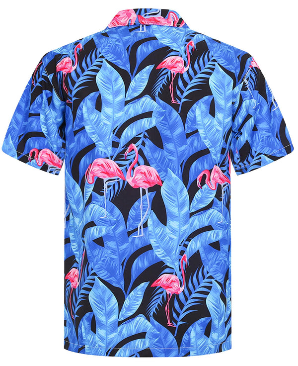 APTRO Men's Hawaiian Shirt Summer Beach Tropical Short Sleeve Button Down Shirt