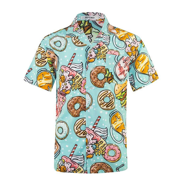 Men's Funny Christmas Hawaiian Shirt 027 - Aptro Fashion