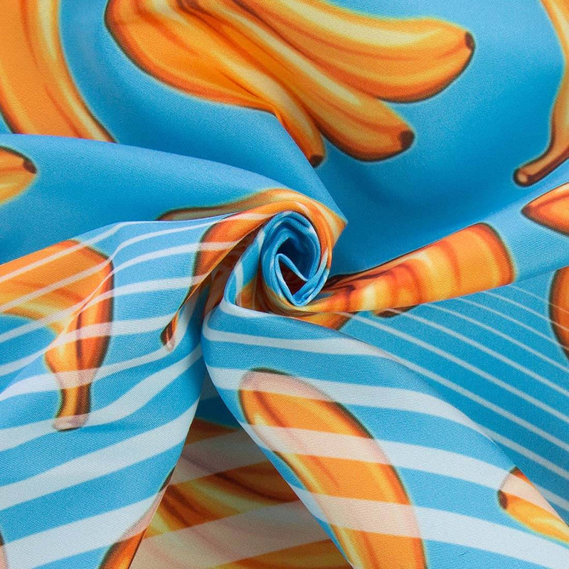 Aptro Men's Banana Printed Swim Trunks - Aptro