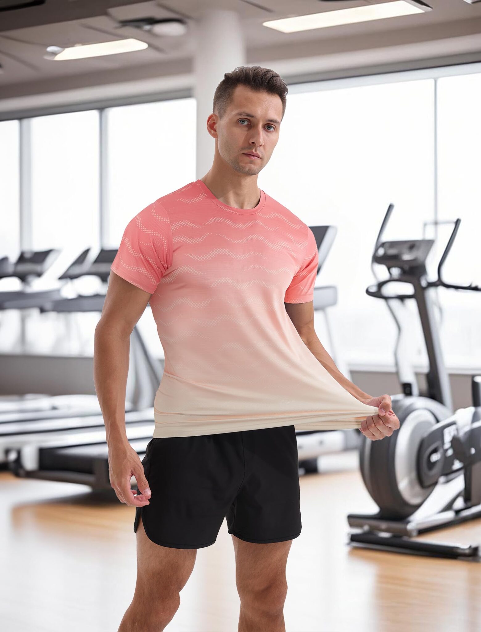 Men's Athletic T-Shirt Performance Gym Shirt