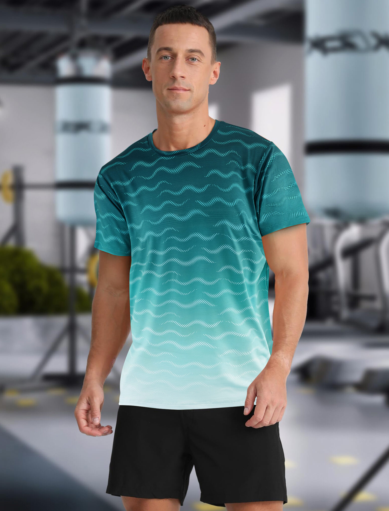 Men's Athletic T-Shirt Performance Gym Shirt