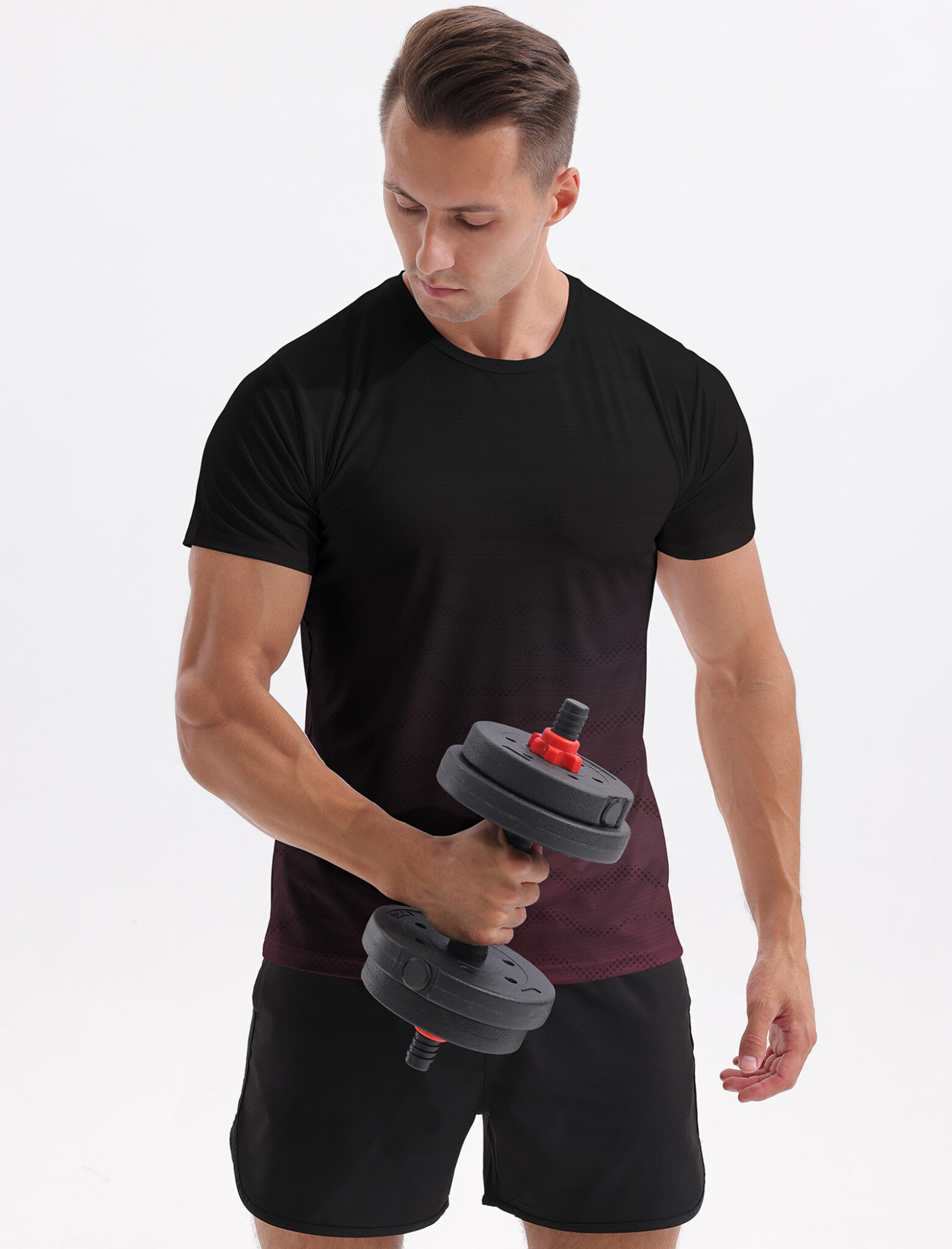 Men's Athletic T-Shirt Performance Gym Shirt