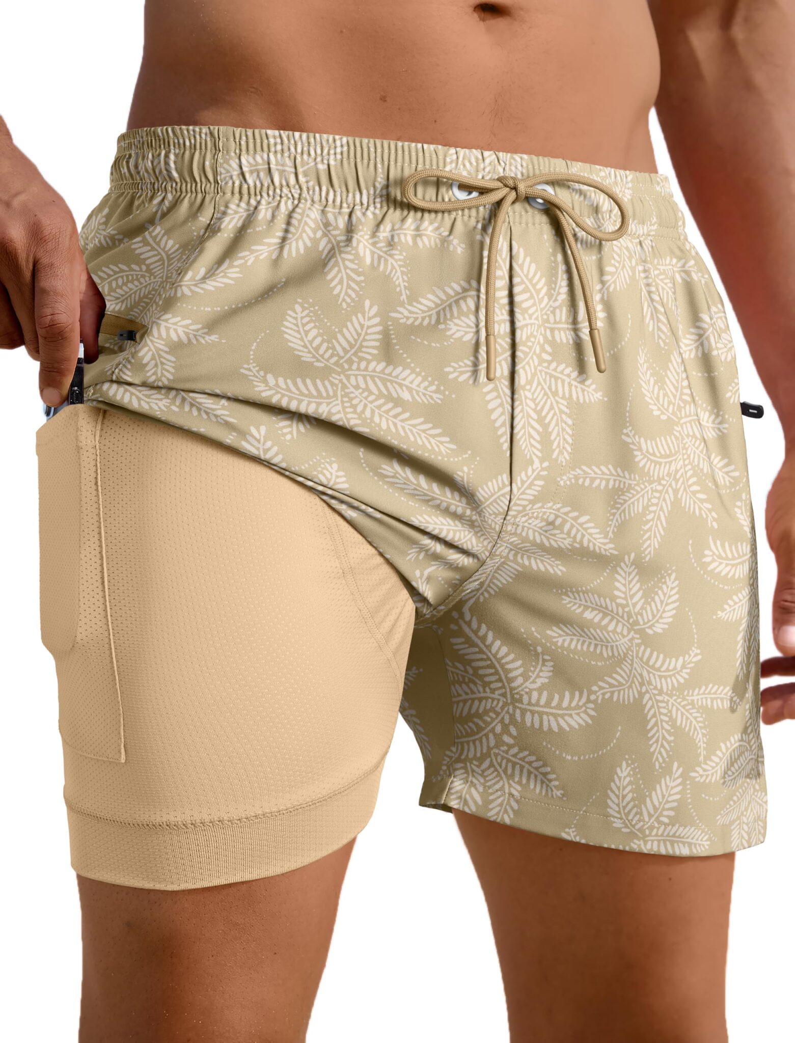 Men's Swim Trunks 5" Quick Dry Swim Shorts
