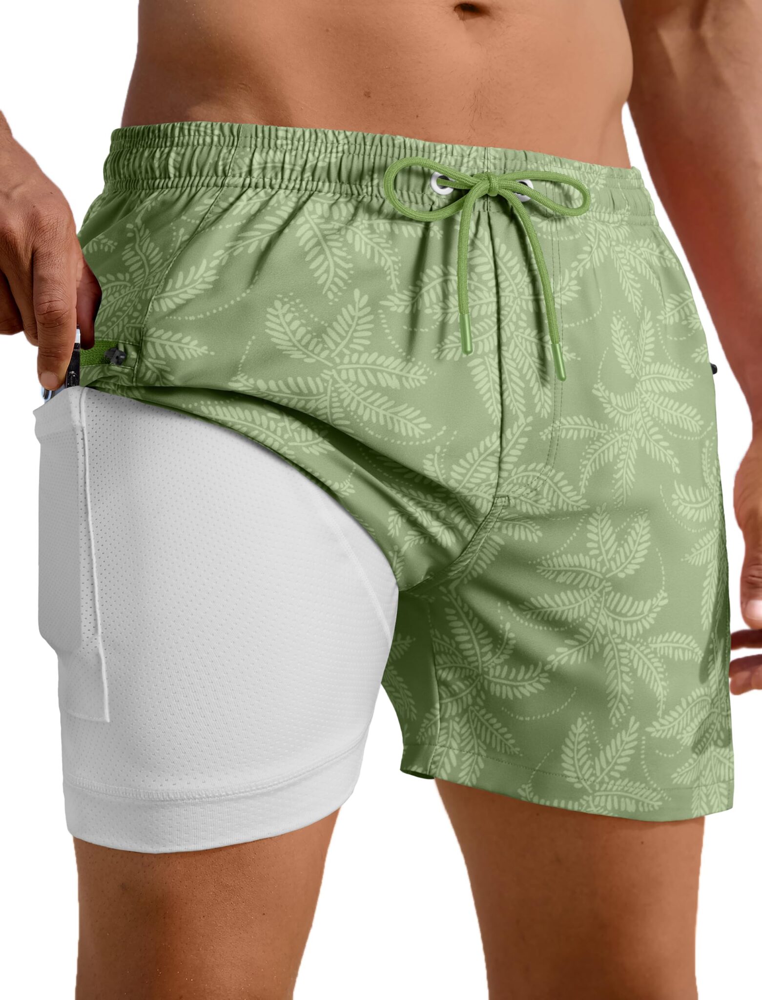 Men's Swim Trunks 5" Quick Dry Swim Shorts