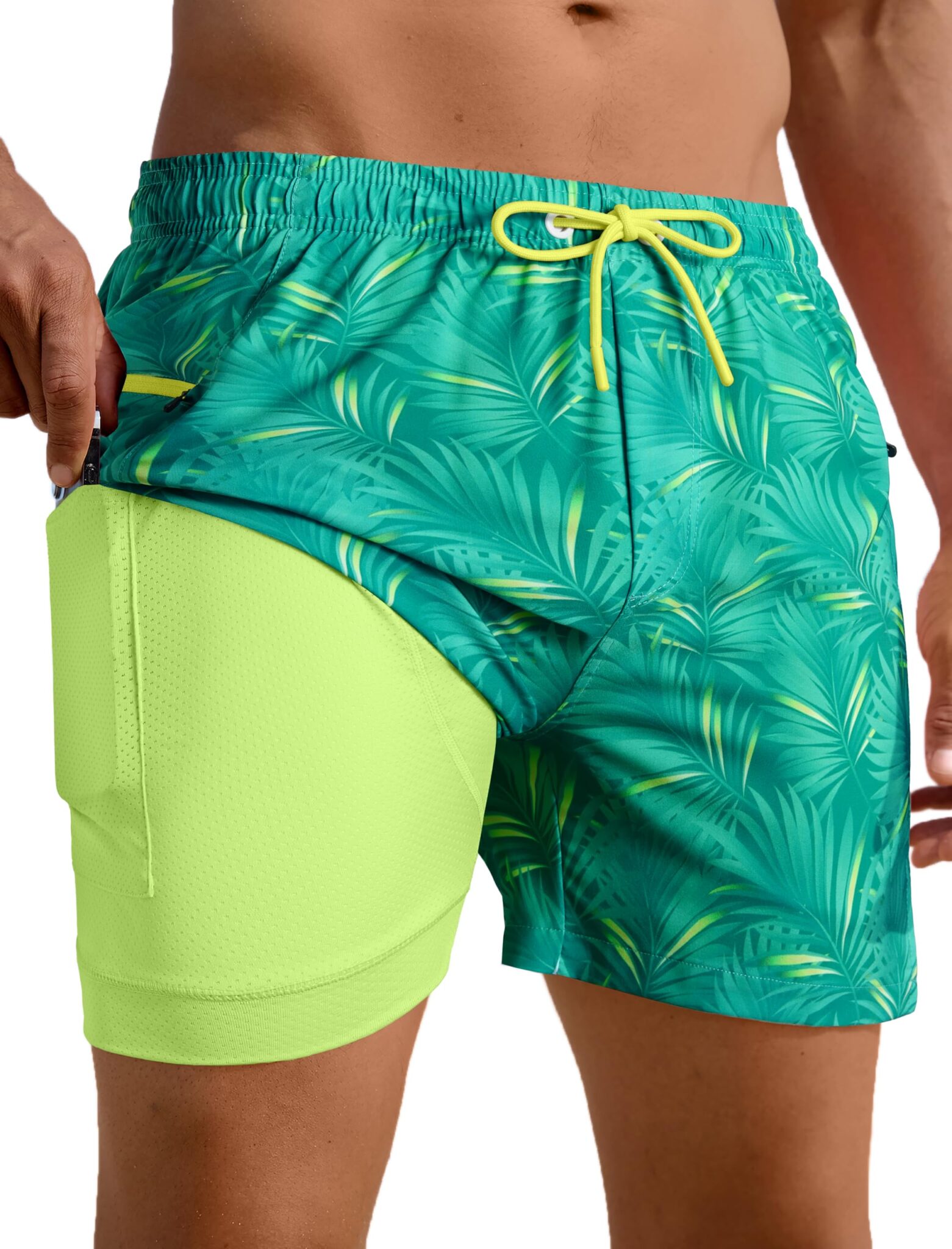 Men's Swim Trunks 5" Quick Dry Swim Shorts