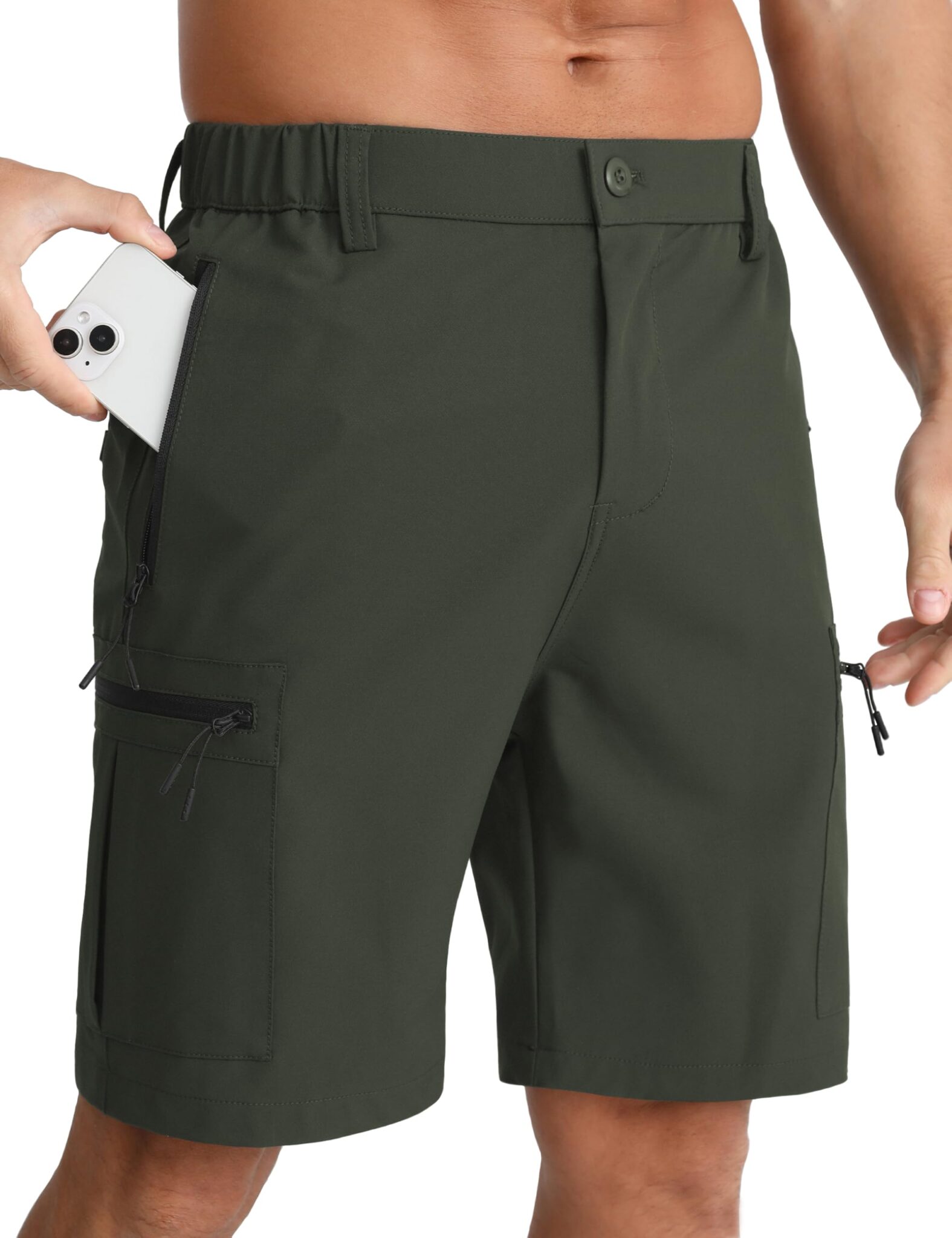 Men's Cargo Shorts 9" Golf Hiking Shorts
