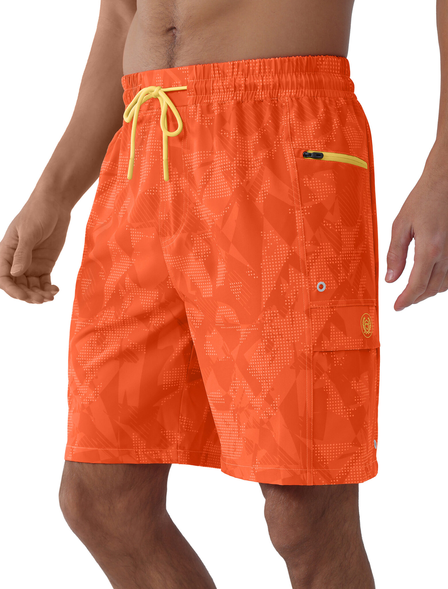 Mens Swim Trunks 9 Inch With 4 Pockets