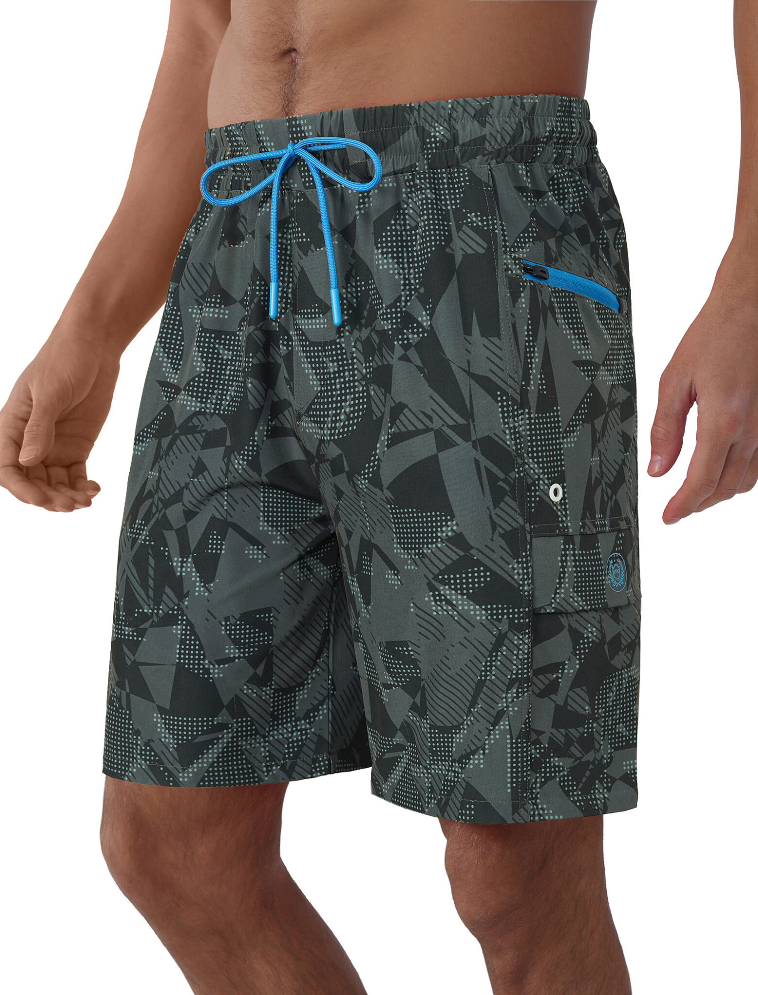 Mens Swim Trunks 9 Inch With 4 Pockets