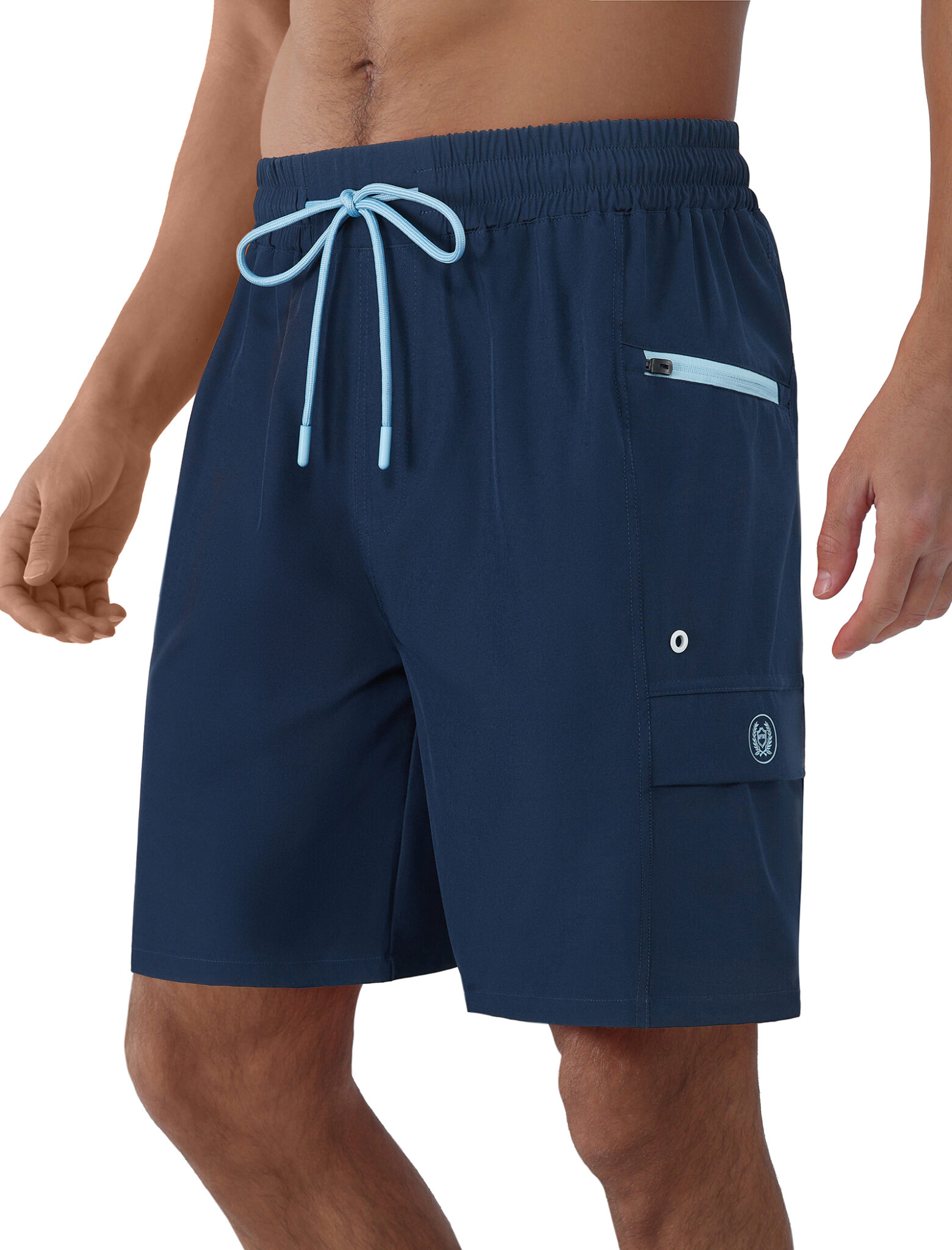 Mens Swim Trunks 9 Inch With 4 Pockets