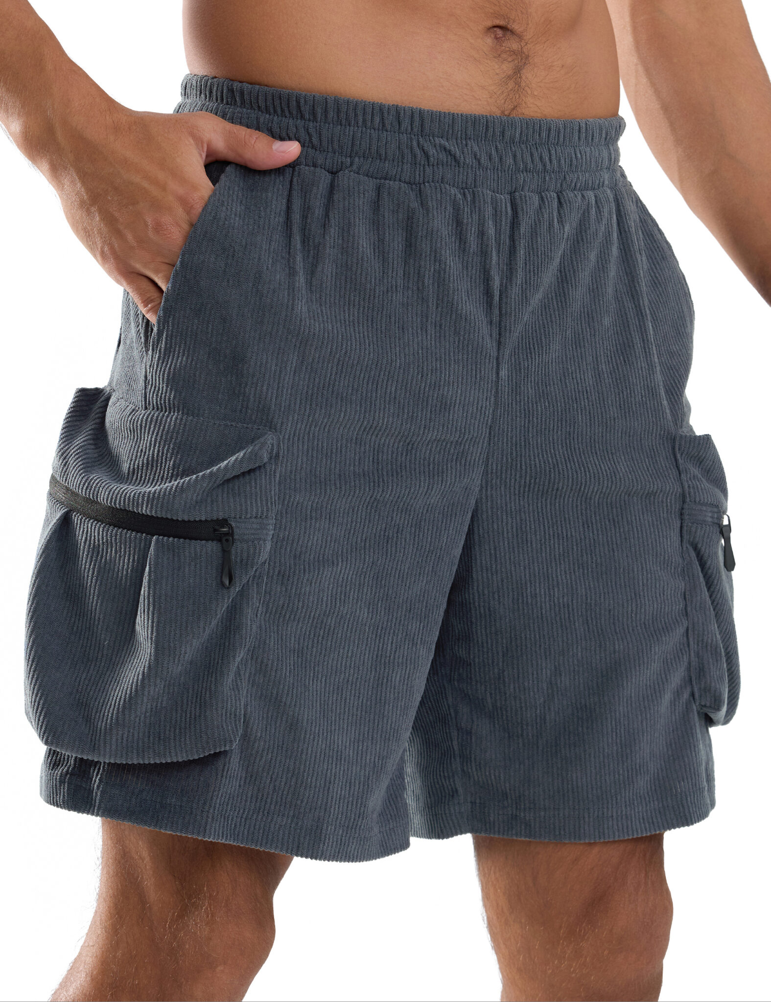 Men's Corduroy Cargo Shorts