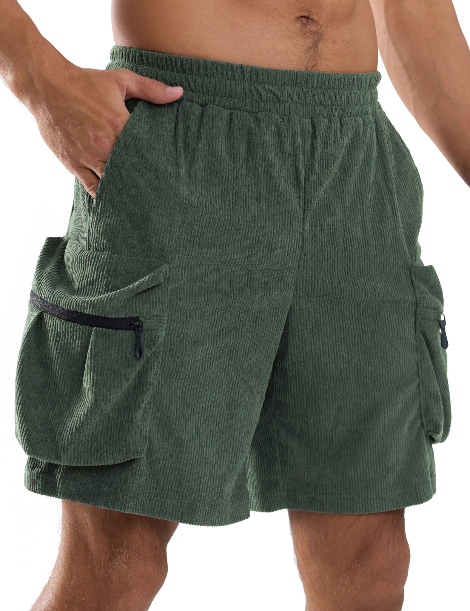 Men's Corduroy Cargo Shorts