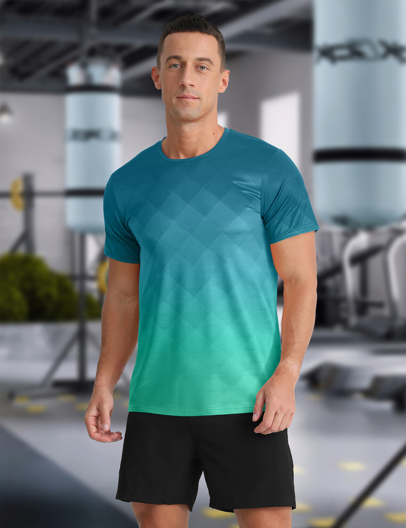 Men's Athletic T-Shirt Performance Gym Shirt