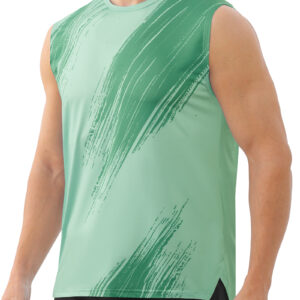 Men's Workout Sleeveless Running Shirt – Moisture Wicking & UPF 50+
