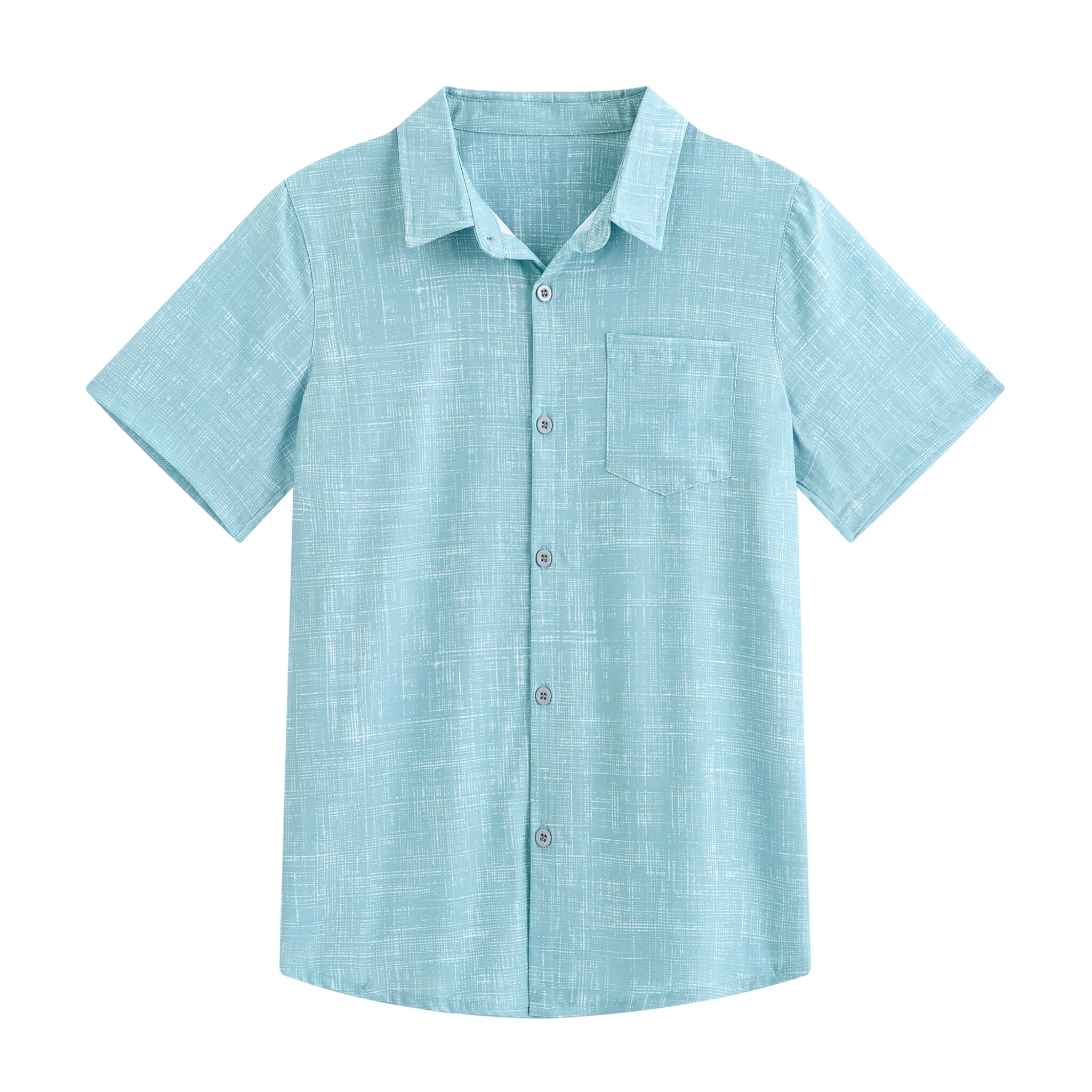Boy's Quick Dry Casual Button Down Shirt