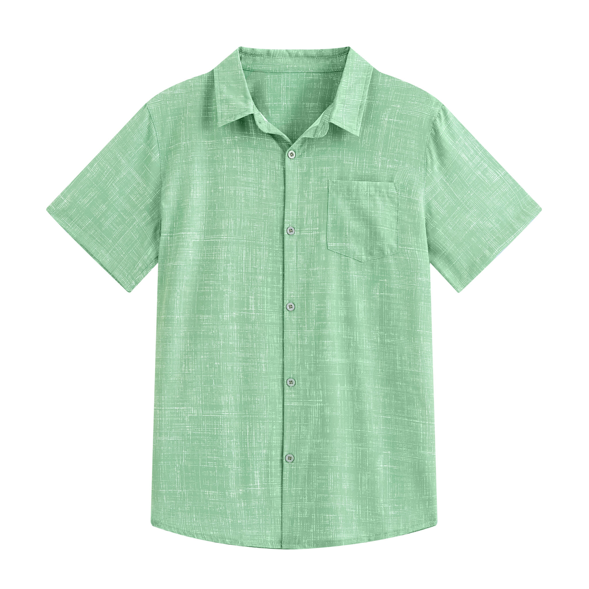 Boy's Quick Dry Casual Button Down Shirt
