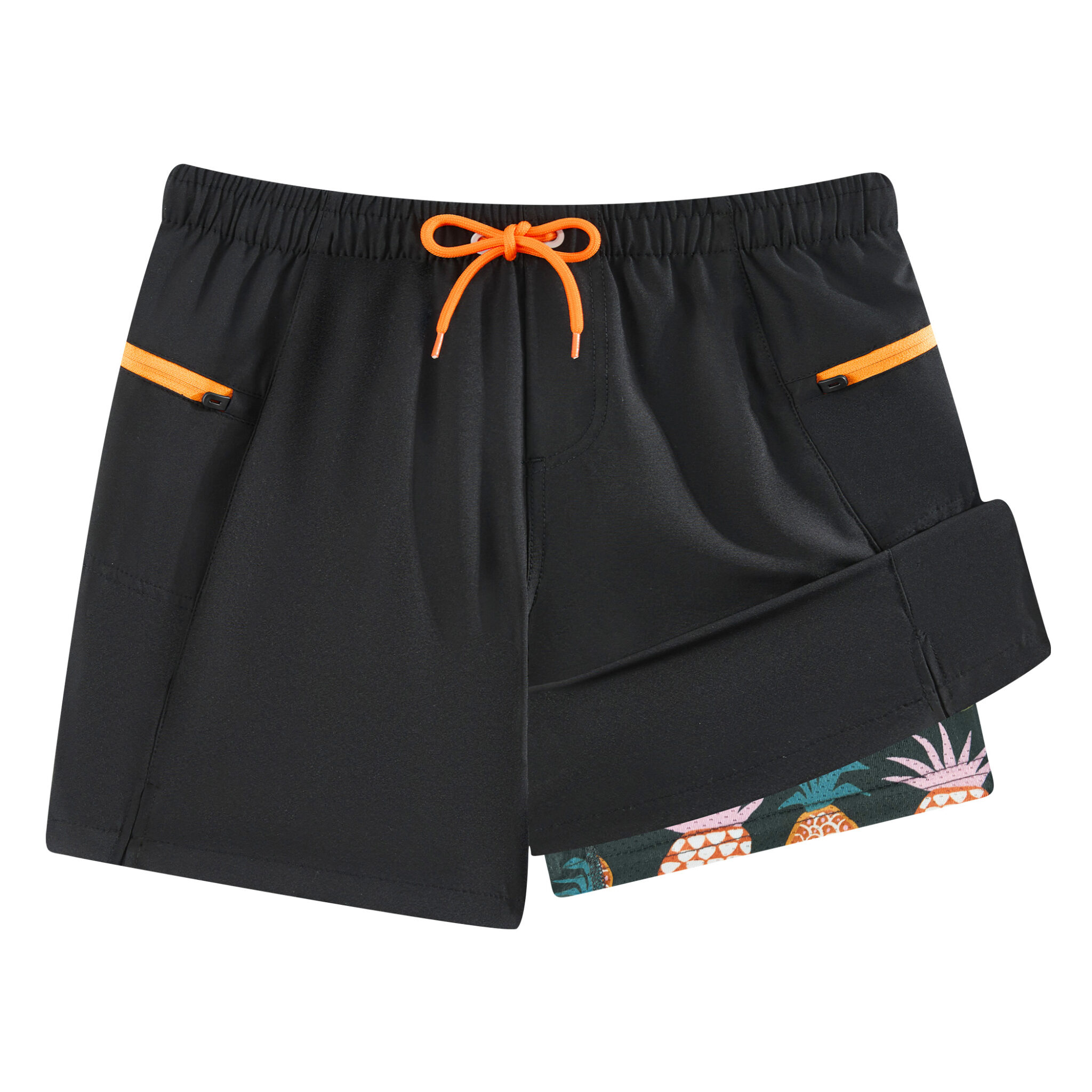 Boy's 2-in-1 Swim Trunks – Quick Dry & Stretch