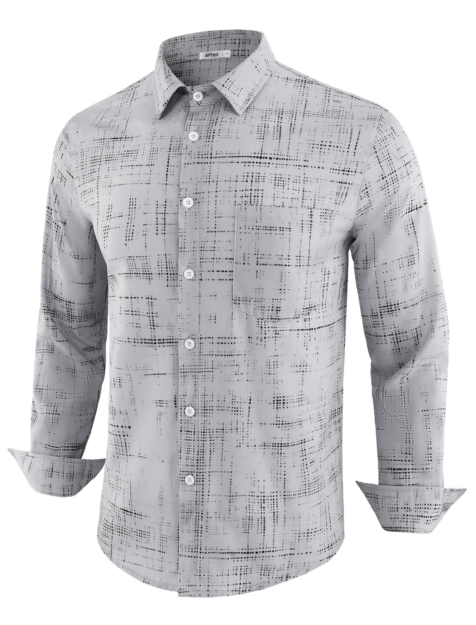 Men's Quick Dry Long Sleeve Button Down Shirt