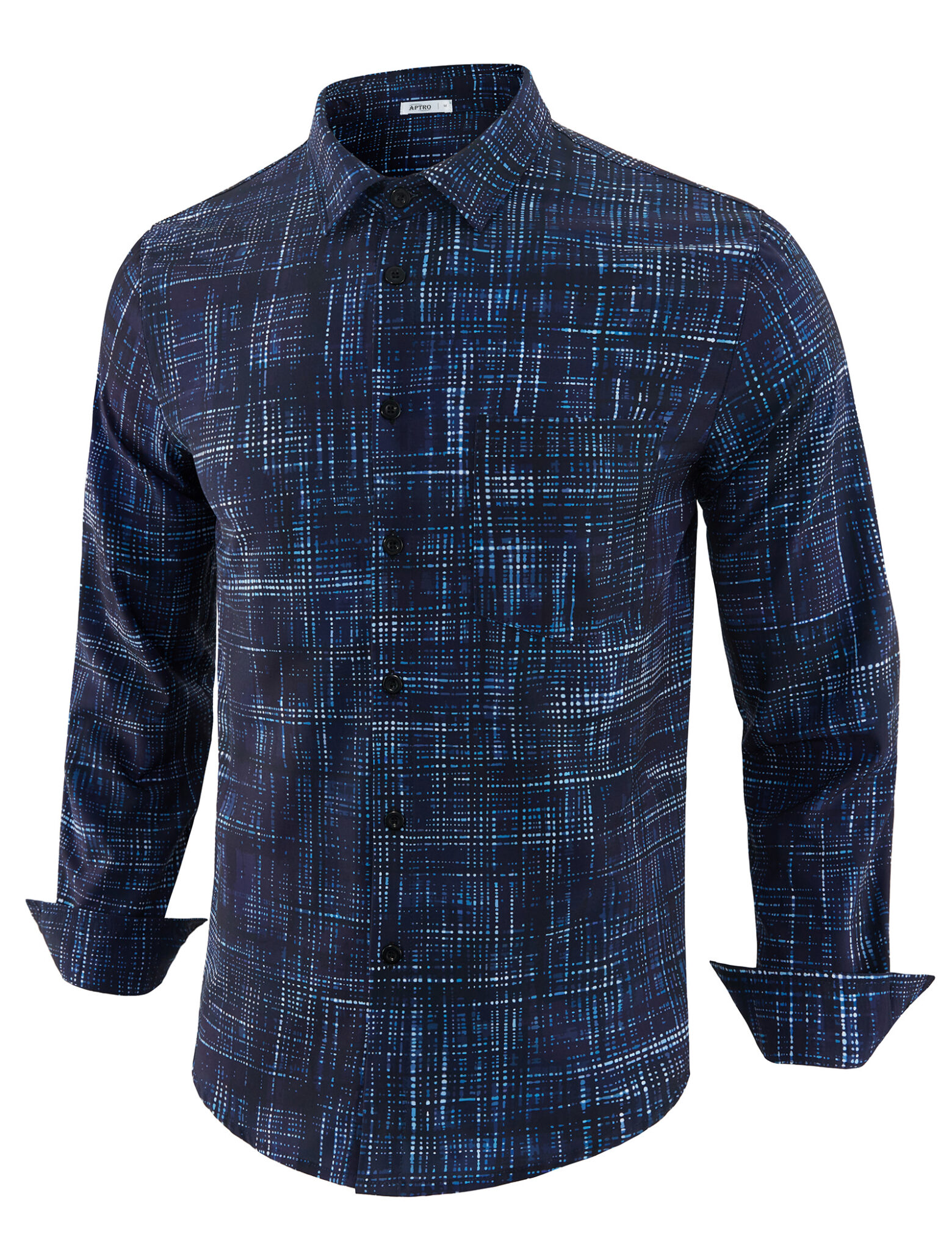 Men's Quick Dry Long Sleeve Button Down Shirt