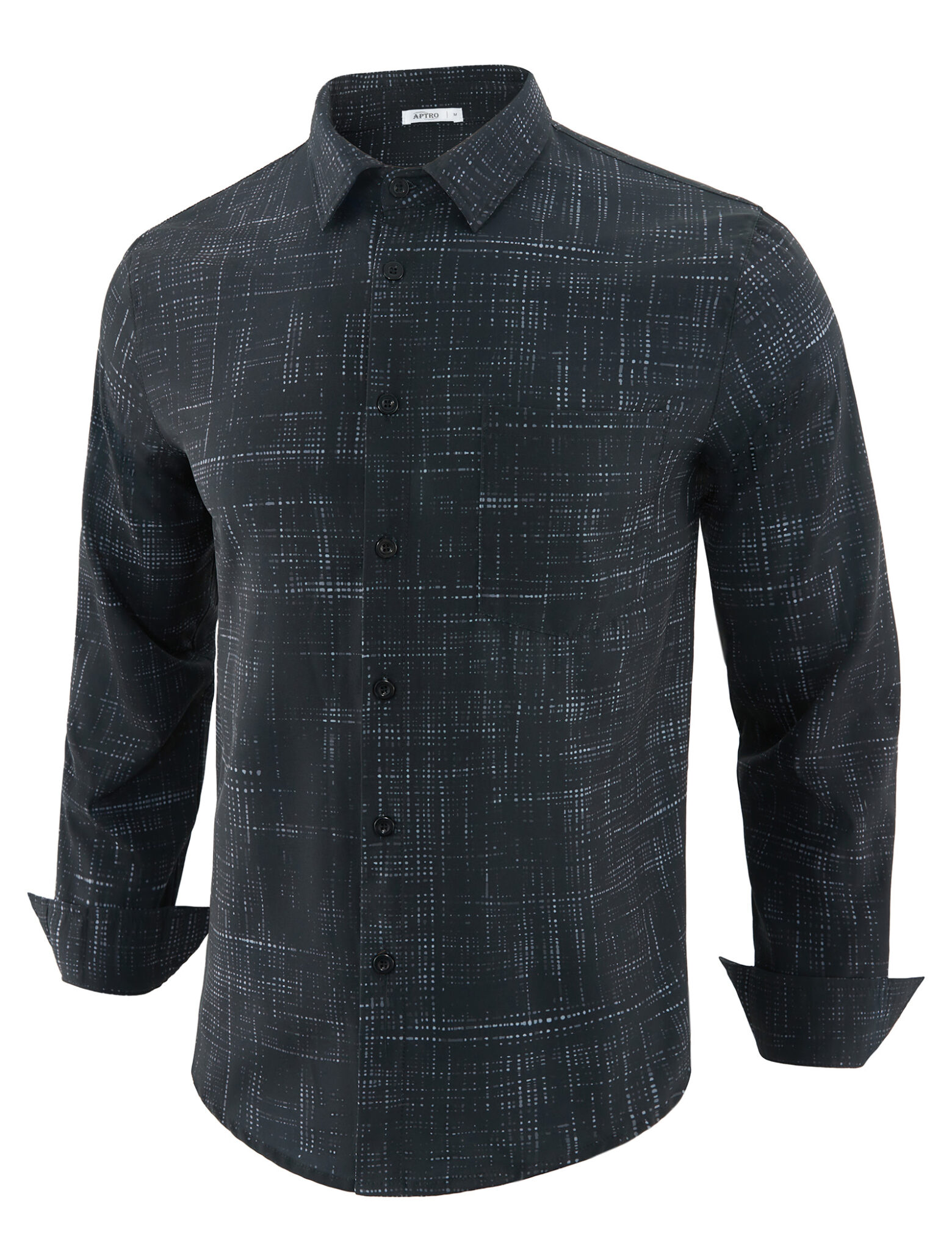 Men's Quick Dry Long Sleeve Button Down Shirt