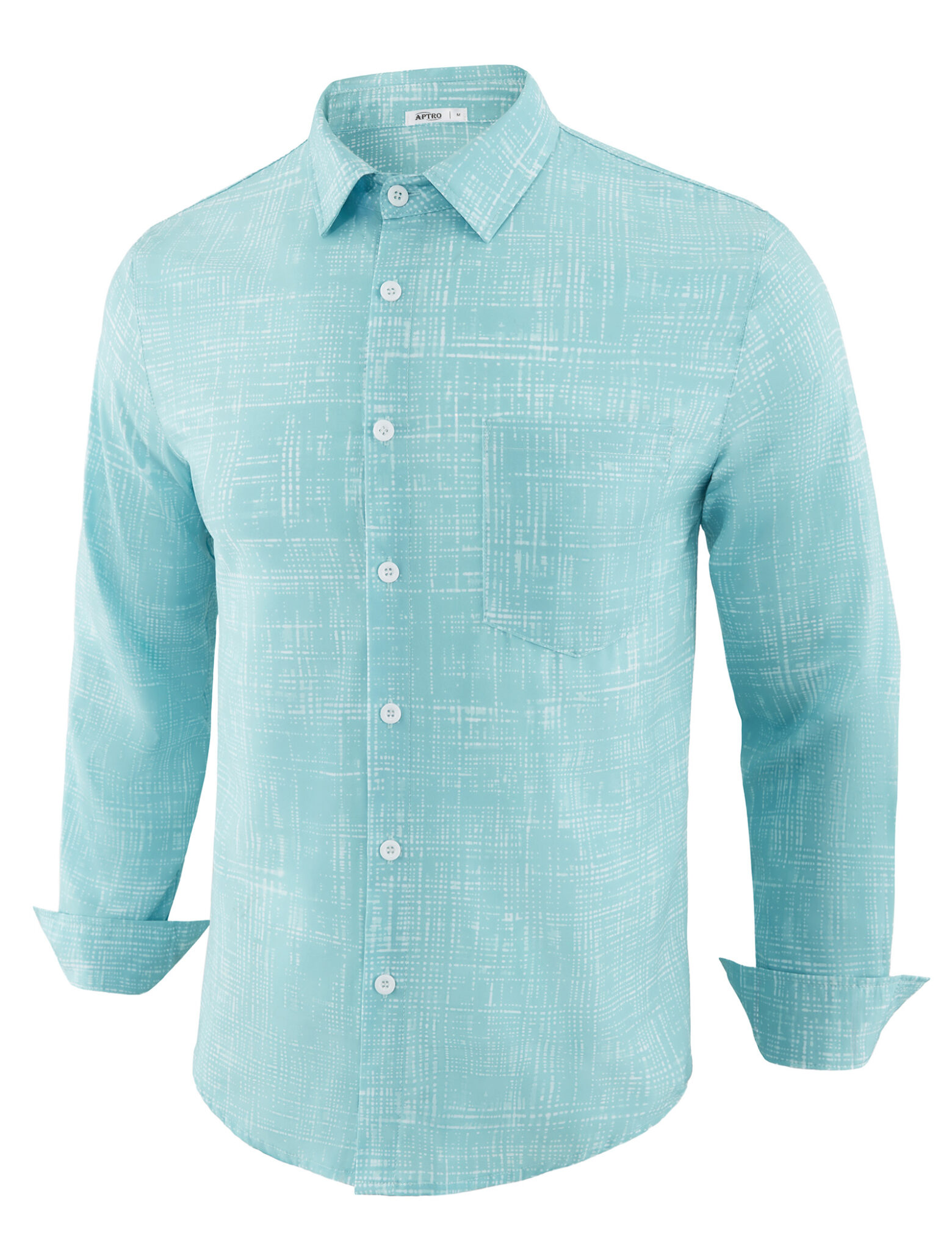 Men's Quick Dry Long Sleeve Button Down Shirt