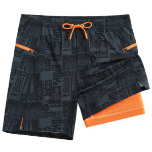 Men's 7" Swim Trunks with Zipper Pockets