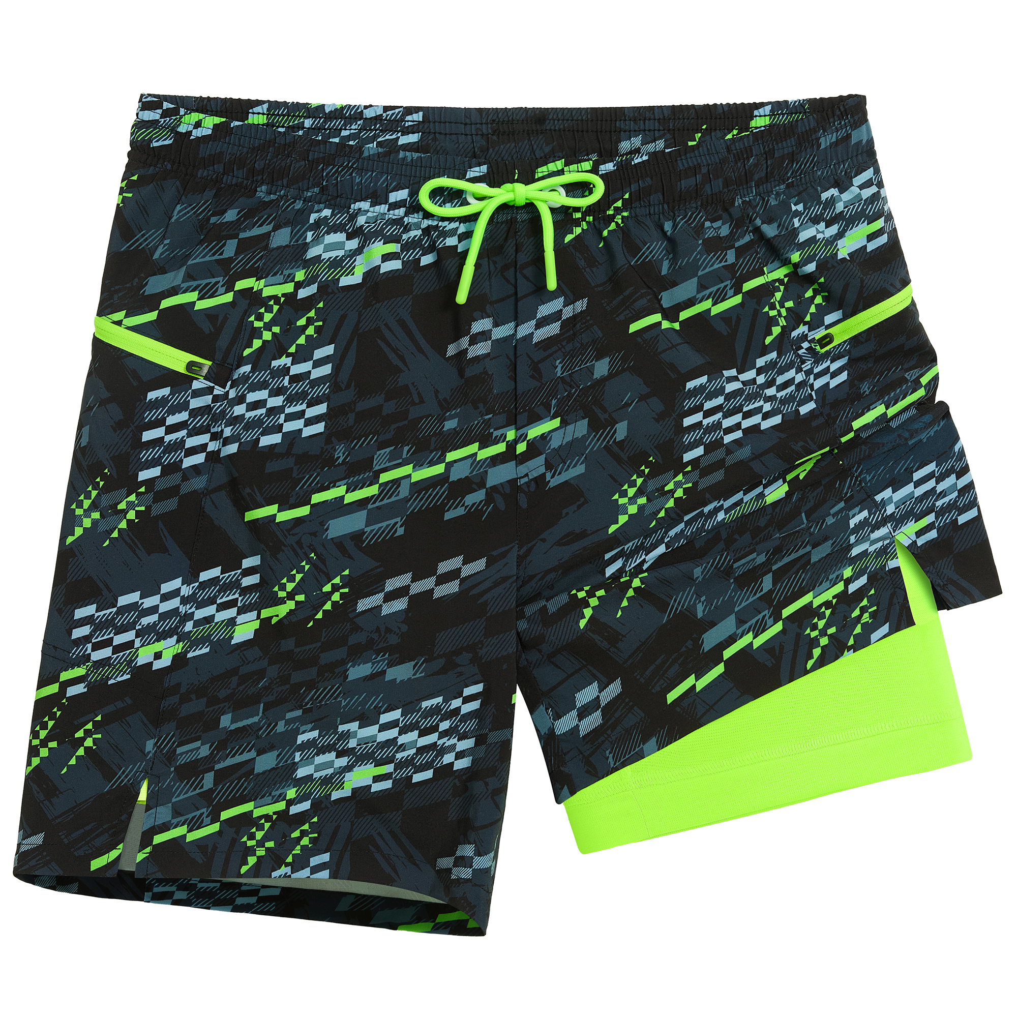 Men's 7" Swim Trunks with Zipper Pockets