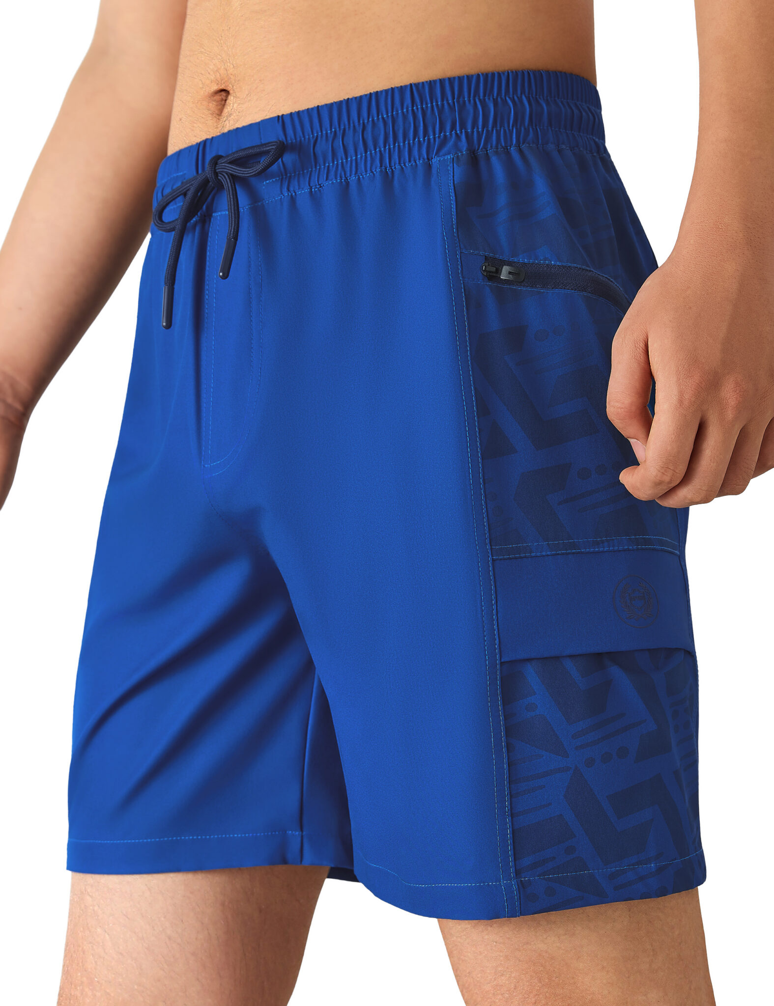 Men's Lightweight Quick Dry Hiking Shorts 4 Pockets Drawstring Waist