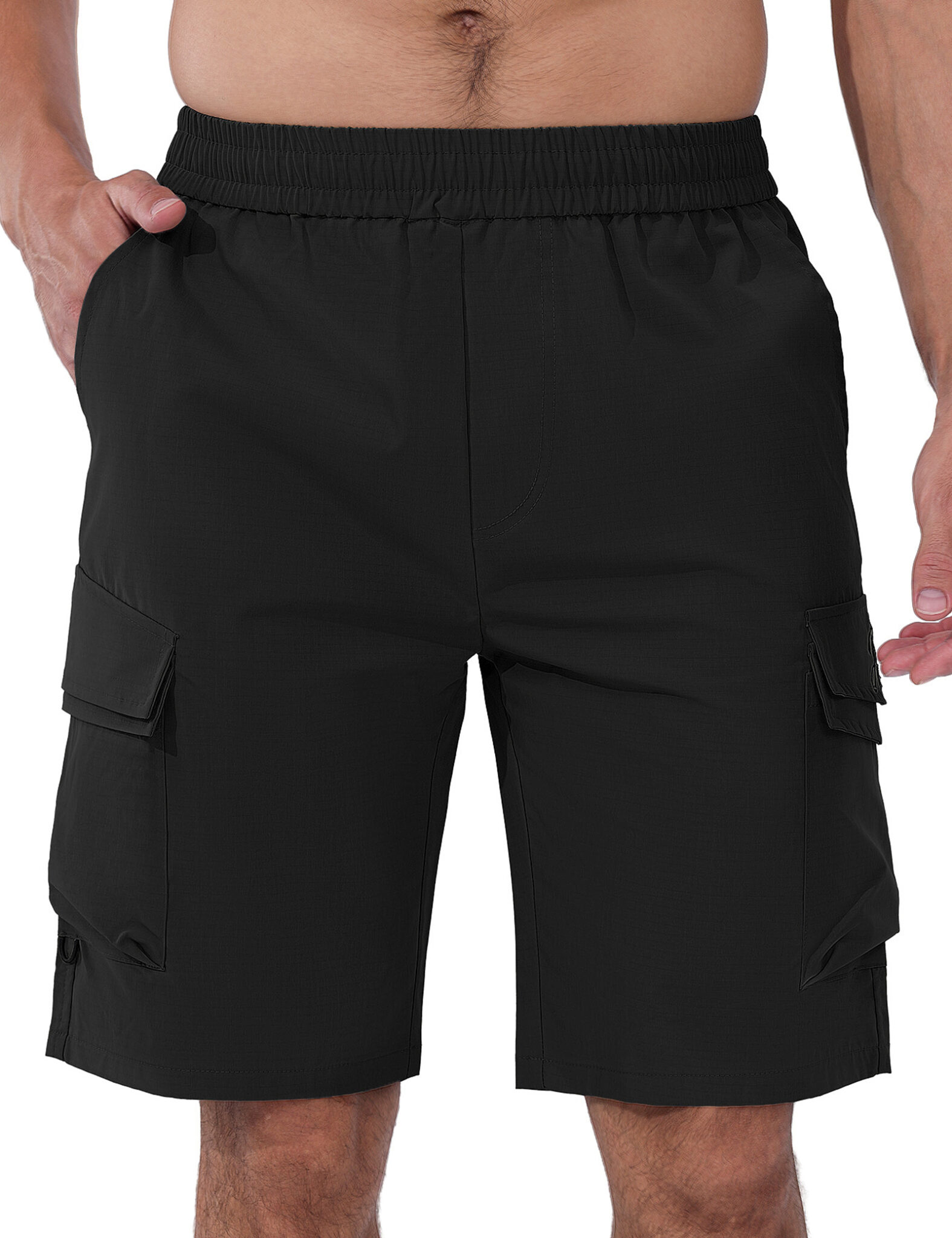 APTRO Men's 9" Quick Dry Cargo Shorts Water Resistant Casual Shorts