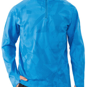 Men's Quarter Zip Pullover Athletic Shirt Long Sleeve