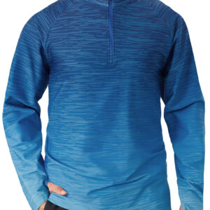 Men's Quarter Zip Pullover Athletic Shirt Long Sleeve