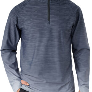 Men's Quarter Zip Pullover Athletic Shirt Long Sleeve